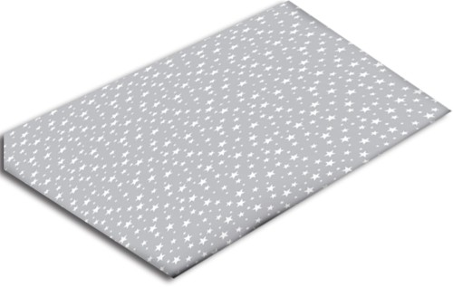 Poszewka na poduszkę KLIN 38x30cm 60x40cm GWIAZDKI NA SZARYM