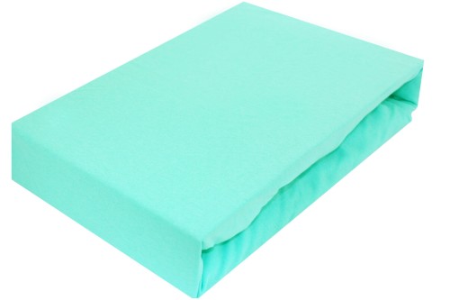 Prześcieradło JERSEY Z GUMKĄ 180g/m2 MIĘTOWE