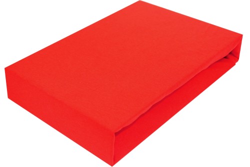 Prześcieradło JERSEY Z GUMKĄ 180g/m2 CZERWONE