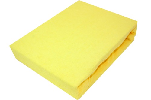 Prześcieradło FROTTE Z GUMKĄ 180g/m2 ŻÓŁTE