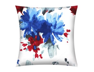 POSZEWKA NA PODUSZKĘ JASIEK 40x40cm 100% BAWEŁNA Renforce | Wykończenie satynowe | KOLOROWE KWIATKI