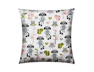 POSZEWKA NA PODUSZKĘ 40x40 JASIEK DLA DZIECI | 100% BAWEŁNA Renforce | Wykończenie satynowe | SZOPY