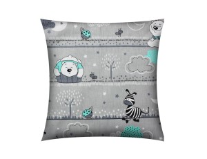 POSZEWKA NA PODUSZKĘ 40x40 JASIEK DLA DZIECI | 100% BAWEŁNA Renforce | Wykończenie satynowe | ZDZIŚ MIĘTA