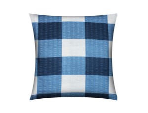 POSZEWKA NA PODUSZKĘ JASIEK 40x40cm 100% BAWEŁNA KORA | KRATA GRANAT