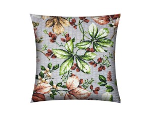 POSZEWKA NA PODUSZKĘ JASIEK 40x40cm 100% BAWEŁNA KORA | POWIEW JESIENI PERŁA