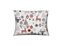 POSZEWKA ŚWIĄTECZNA NA PODUSZKĘ JASIEK 30x50cm 40x40cm 40x60cm 45x45cm 50x50cm 100% BAWEŁNA RENFORCE WYKOŃCZENIE SATYNOWE | RENIFERY RÓŻNE