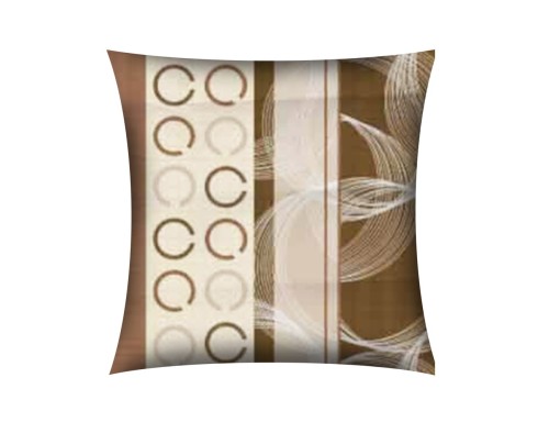 POSZEWKA NA PODUSZKĘ JASIEK 40x40cm 100% BAWEŁNA KORA | TRZEPACZKI BRĄZ