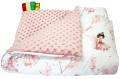 Kocyk dla dzieci i niemowląt MINKY 80x100 / 100X135 WRÓŻKA - MINKY RÓŻ NOWY