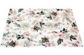 ŚPIWOREK DLA DZIECKA PRZEDSZKOLAKA 70x125 cm / 75x140 cm BOTANIKA HERBACIANA + ZIELONY CIEMNY