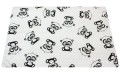 ŚPIWOREK DLA DZIECKA PRZEDSZKOLAKA 70x125 cm / 75x140 cm PANDA OCZY SZARE + GRAFIT