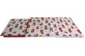 ŚPIWOREK DLA DZIECKA PRZEDSZKOLAKA 70x125 cm / 75x140 cm WOZY STRAŻACKIE POPIEL + CZERWONY