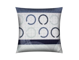 POSZEWKA NA PODUSZKĘ JASIEK 40x40cm 100% BAWEŁNA KORA | TRZEPACZKI GRANAT