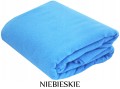 Prześcieradło Flanelowe 160x200 cm 100% Bawełna - Niebieskie