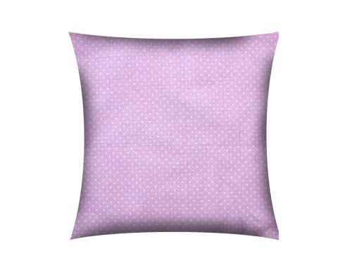 POSZEWKA NA PODUSZKĘ 40x40 JASIEK DLA DZIECI | 100% BAWEŁNA Renforce | Wykończenie satynowe | KROPECZKI NA RÓŻU