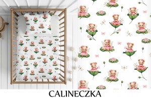 Pościel 100% BAWEŁNA Renforce DLA DZIECI | 90x120cm (poszwa) + 1x 40x60cm (poszewka) | Do łóżeczka | Wykończenie satynowe | CALINECZKA