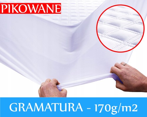 Pikowane prześcieradło nieprzemakalne