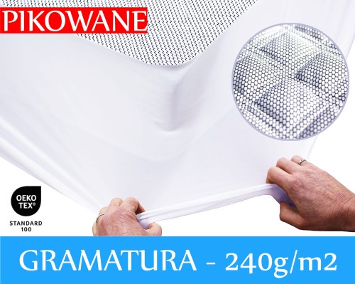 Pikowane prześcieradło nieprzemakalne VIP