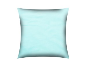 POSZEWKA NA PODUSZKĘ JASIEK 40x40cm 100% BAWEŁNA Renforce | Wykończenie satynowe | MIĘTA - LODOWY