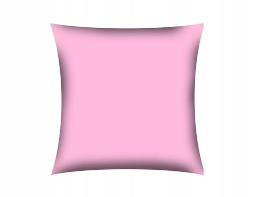POSZEWKA NA PODUSZKĘ JASIEK 40x40cm 100% BAWEŁNA Renforce | Wykończenie satynowe | RÓŻOWA