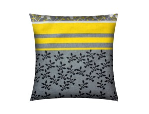 POSZEWKA NA PODUSZKĘ JASIEK 40x40cm 100% BAWEŁNA Renforce | Wykończenie satynowe | ŻÓŁTE PASKI