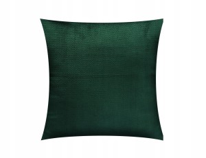 POSZEWKA DEKORACYJNA VELVET/WELUR | 40x40cm | ZAPINANA NA ZAMEK | BUTELKOWA ZIELEŃ