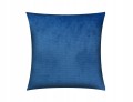 POSZEWKA DEKORACYJNA VELVET/WELUR | 40x40cm | ZAPIĘCIE KOPERTOWE | GRANAT NAVY