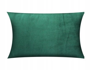 POSZEWKA DEKORACYJNA VELVET/WELUR | 40x60cm | ZAPIĘCIE KOPERTOWE | ZIELEŃ BUTELKOWA