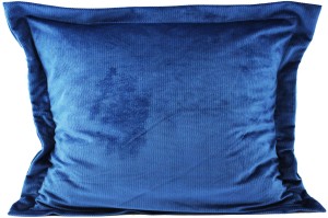 POSZEWKA DEKORACYJNA VELVET/WELUR Z RAMKĄ | 30x50cm | ZAPIĘCIE KOPERTOWE | GRANAT NAVY