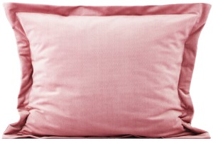 POSZEWKA DEKORACYJNA VELVET/WELUR Z RAMKĄ | 30x50cm | ZAPIĘCIE KOPERTOWE | BRUDNY RÓŻ RETRO