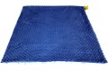 Kocyk dla dzieci i niemowląt MINKY 80x100 / 100X135 JEŻ I SARNA - MINKY GRANAT