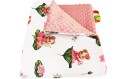 Kocyk dla dzieci i niemowląt MINKY 80x100 / 100X135 CALINECZKA - MINKY RÓŻ NOWY
