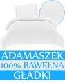 KOMPLET POŚCIELI HOTELOWEJ ADAMASZEK BIAŁY GŁADKI