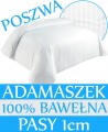 POSZWA HOTELOWA ADAMASZEK BIAŁY PASY 1CM