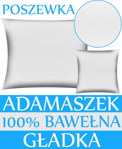 POSZEWKA HOTELOWA ADAMASZEK BIAŁY GŁADKI