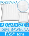 POSZEWKA HOTELOWA ADAMASZEK BIAŁY PASY 1CM