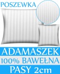 POSZEWKA HOTELOWA ADAMASZEK BIAŁY PASY 2CM