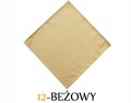 Serwetki i bieżniki dekoracyjne PLAMOODPORNE KOLORY OBSZYTE NA ZAKŁADKĘ | KOLOR: BEŻOWY