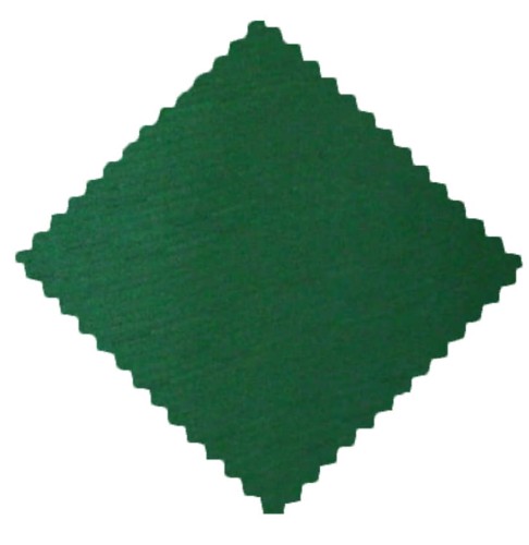 Serwetki i bieżniki plamoodporne CIEMNOZIELONE DESZCZYK WYKOŃCZONE W ZĄBEK