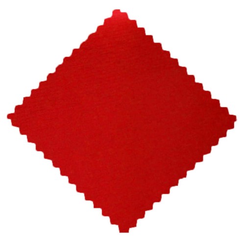 Serwetki i bieżniki plamoodporne CZERWONE DESZCZYK WYKOŃCZONE W ZĄBEK