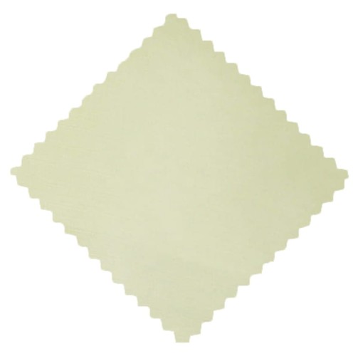 Serwetki i bieżniki plamoodporne ECRU DESZCZYK WYKOŃCZONE W ZĄBEK