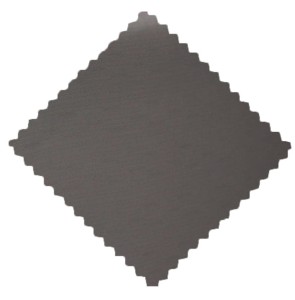 Serwetki i bieżniki plamoodporne STALOWE DESZCZYK WYKOŃCZONE W ZĄBEK 