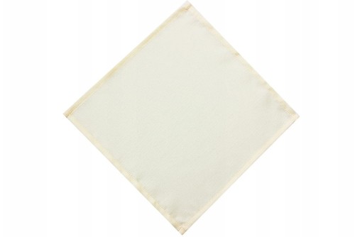 Serwetki i bieżniki plamoodporne ECRU DESZCZYK OBSZYTE