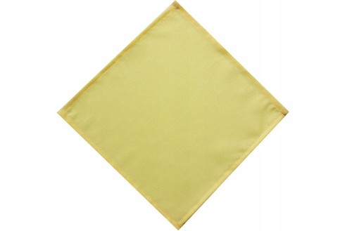 Serwetki i bieżniki plamoodporne ŻÓŁTE DESZCZYK OBSZYTE