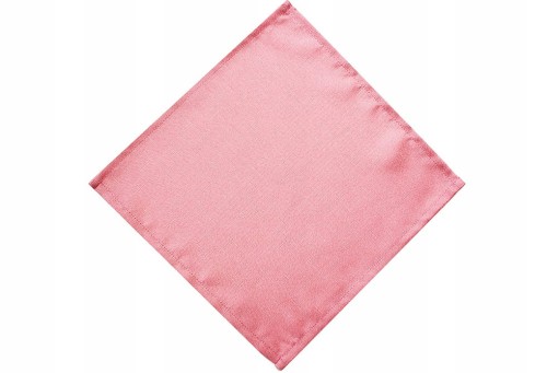 Serwetki i bieżniki plamoodporne RÓŻOWE DESZCZYK OBSZYTE