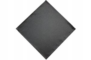 Serwetki i bieżniki plamoodporne STALOWE DESZCZYK OBSZYTE