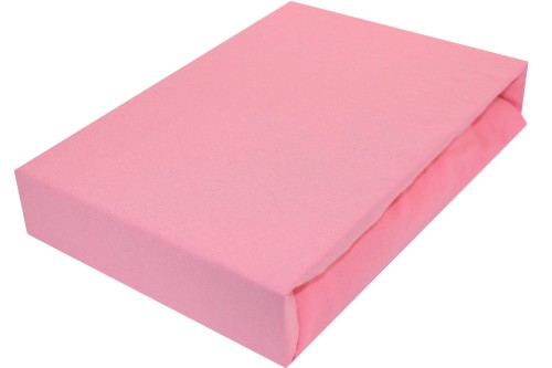 Prześcieradło JERSEY Z GUMKĄ 140g/m2 PUDROWY RÓŻ