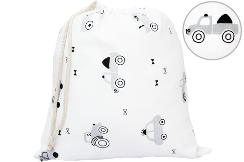 WOREK NA BUTY KAPCIE STRÓJ GIMNASTYCZNY 32x38cm DO SZKOŁY I PRZEDSZKOLA | AUTKA NA BIAŁYM