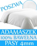 POSZWA HOTELOWA ADAMASZEK BIAŁY PASY 4MM