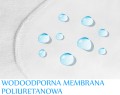 WEWNĘTRZNA WARSTWA POSZEWKI - WODOODPORNA I NIEPRZEMAKALNA MEMBRANA POLIURETANOWA