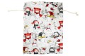 Worek na prezenty ŚWIĄTECZNE MIKOŁAJA TORBA PREZENTOWA | Bałwanki